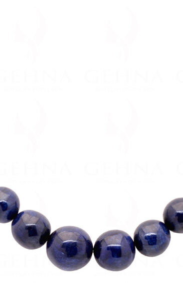 African Blue Sapphire Gemstone Round Cabochon Ball Shaped Bead NP-1129