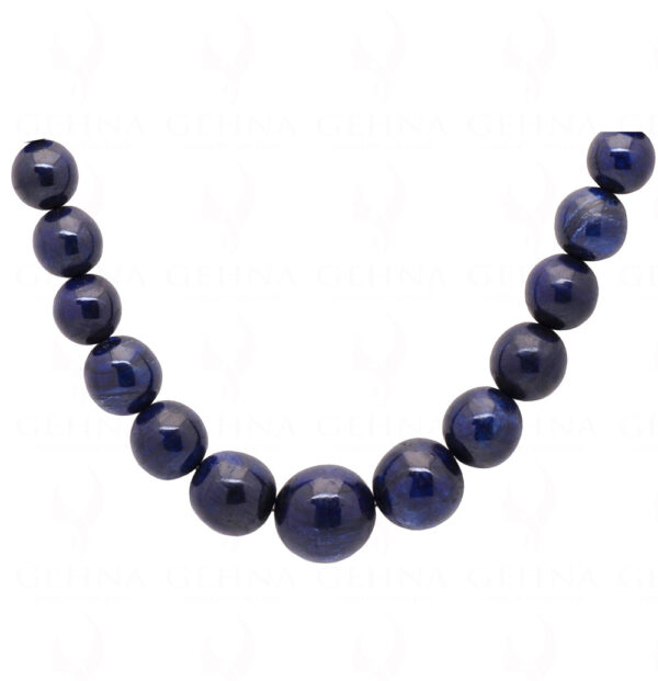 African Blue Sapphire Gemstone Round Cabochon Ball Shaped Bead NP-1129