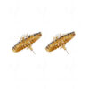 White Pearl & Sapphire Studded Festive Earrings FE-1134