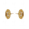 Blue Sapphire Studded Globe Shape Festive Earrings FE-1136