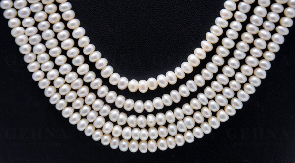 5 Rows Of Nautral Sea Water Pearl Bead Necklace NM-1137