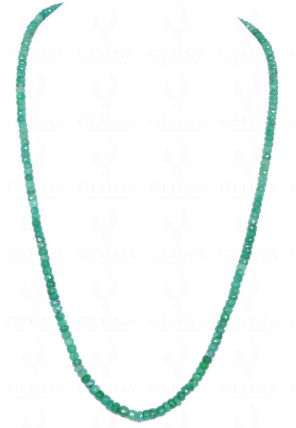 Emerald Gemstone Faceted Bead Strand NP-1155