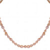Rarest Golden Color  Baroque Freshwater Pearl Necklace NM-1160