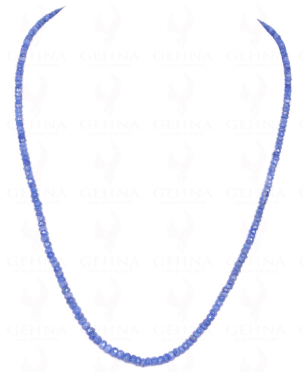 Blue Sapphire Gemstone Round Faceted Bead NP-1161