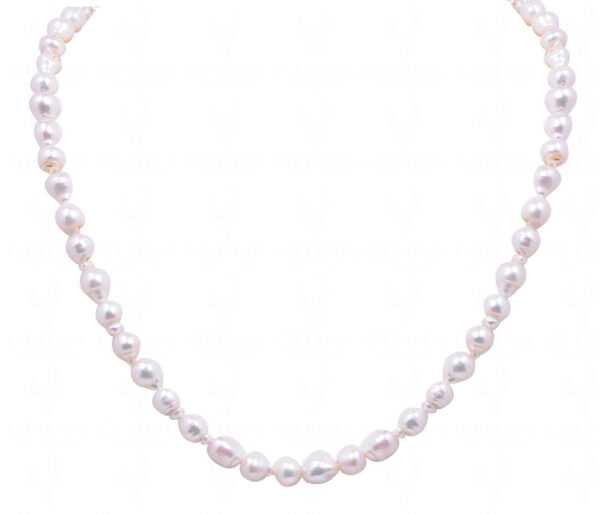 Baroque Shaped Freshwater Pearl Necklace NM-1162