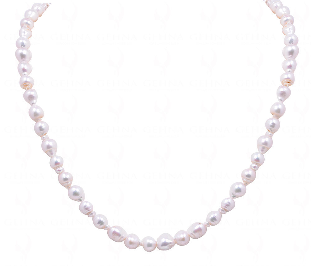 Baroque Shaped Freshwater Pearl Necklace NM-1162