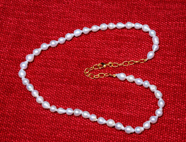 Baroque Shaped Freshwater Pearl Necklace NM-1162