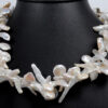 Freshwater Pearls Fancy Shaped Single Row Necklace NM-1164