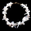 Freshwater Pearls Fancy Shaped Single Row Necklace NM-1164