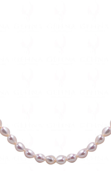 Fresh Water Drop Shaped Pearl Necklace NM-1166