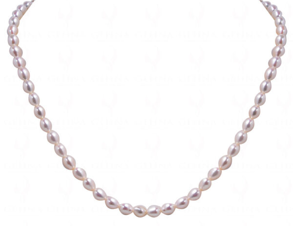 Fresh Water Drop Shaped Pearl Necklace NM-1166