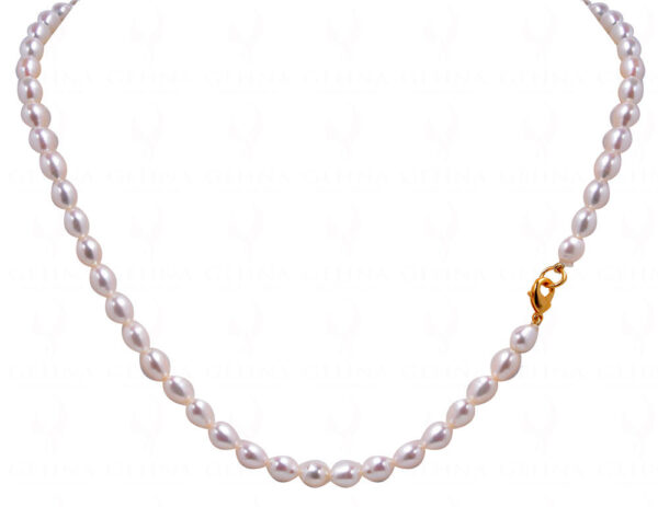 Fresh Water Drop Shaped Pearl Necklace NM-1166