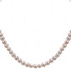 Fresh Water Round Shaped Pearl Necklace NM-1167