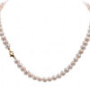 Fresh Water Round Shaped Pearl Necklace NM-1167
