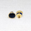 Blue Sapphire Studded Globe Shape Earrings FE-1168