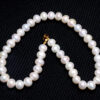 Fresh Water Round Shaped 12 Mm Pearl Necklace NM-1168