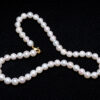 Fresh Water Round Shaped 10 Mm Necklace NM-1169