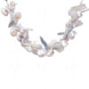 Freshwater Pearls Fancy Shaped Single Row Beaded Necklace NM-1174