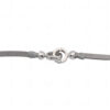 Baroque Pearl Attached With Choker Necklace Knotted On Leather Cord  NM-1180