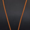 Baroque Pearl Attached With Choker Necklace Knotted On Leather Cord  NM-1181