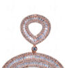 White Topaz Studded Dangle Festive Earrings FE-1186