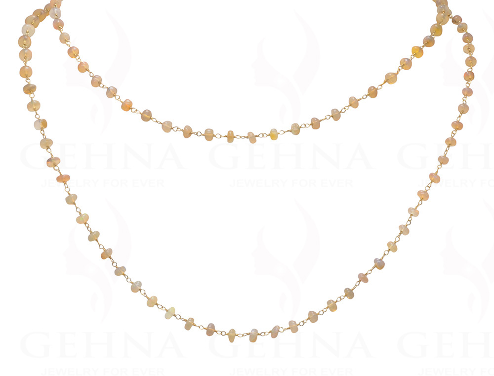 Natural Opal Gemstone Bead Chain CS-1187