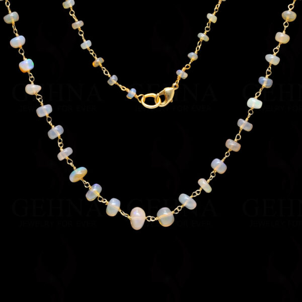 Natural Opal Gemstone Bead Chain CS-1187