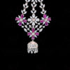 Ruby & Topaz Studded Festive Earrings FE-1189