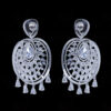 White Topaz Studded Festive Earrings FE-1195