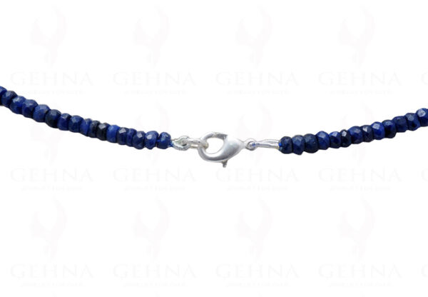 African Blue Sapphire Round Faceted Bead String NP-1195