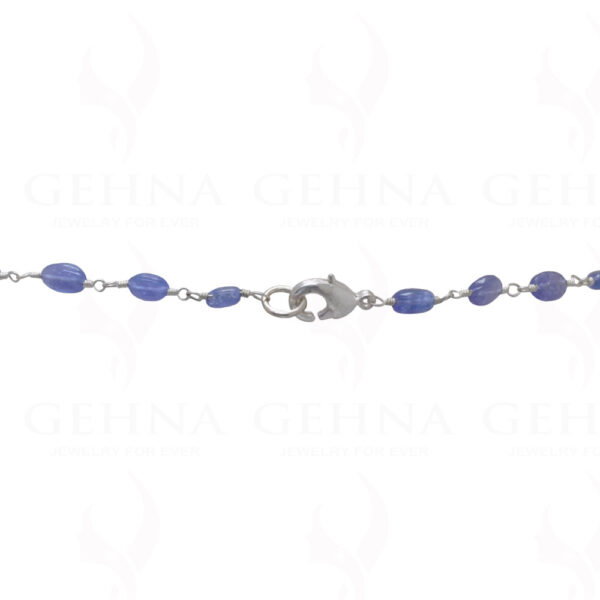 Natural Earth Mined Tanzanite Gemstone Bead Chain CS-1196