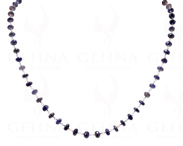 Natural Iolite Gemstone Bead Chain CS-1198