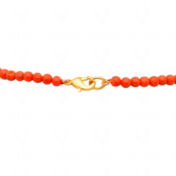 Natural Real Rare Coral Gemstone Bead String NP-1200