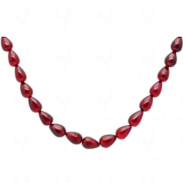 Ruby Gemstone Top Drilled Drops Necklace Clasp Attached NP-1218