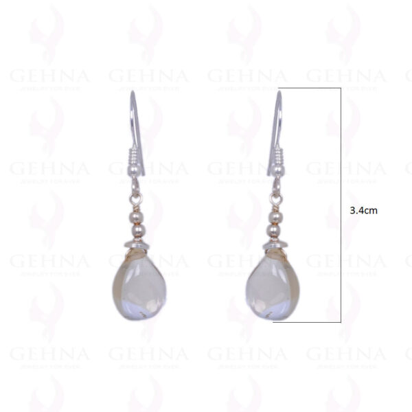 Citrine Gemstone Cabochon Drops Earrings Made In .925 Solid Silver ES-1219