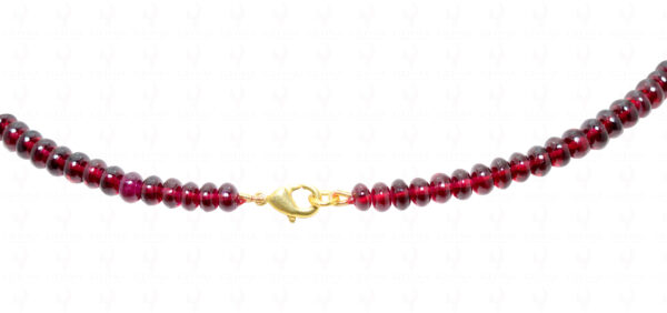 Ruby Gemstone Bead Necklace NP-1223