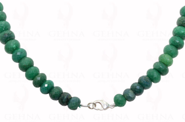 Emerald Gemstone Faceted Bead Necklace NP-1224