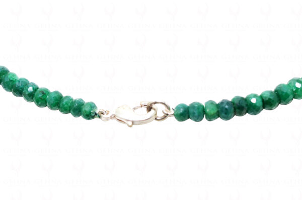 Emerald Gemstone Faceted Bead Necklace NP-1234