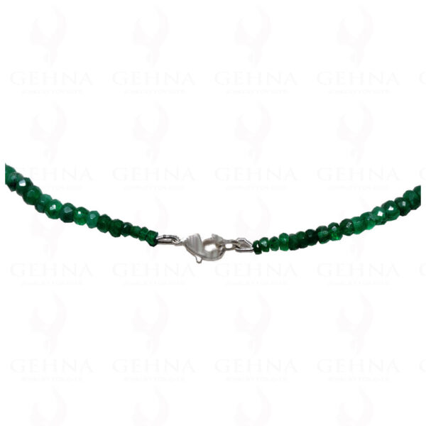 Emerald Gemstone Faceted Bead Necklace NP-1239