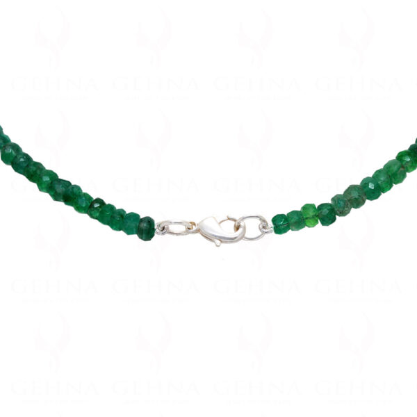 Emerald Gemstone Faceted Bead Necklace NP-1241