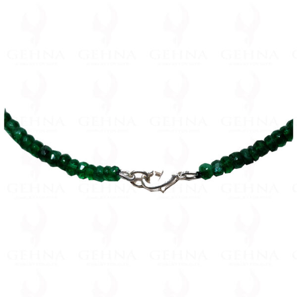 Emerald Gemstone Faceted Bead Necklace NP-1243