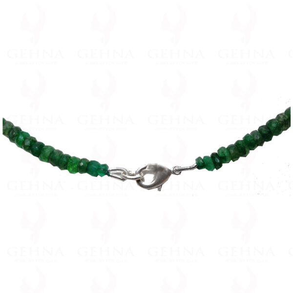 Emerald Gemstone Faceted Bead Necklace NP-1244