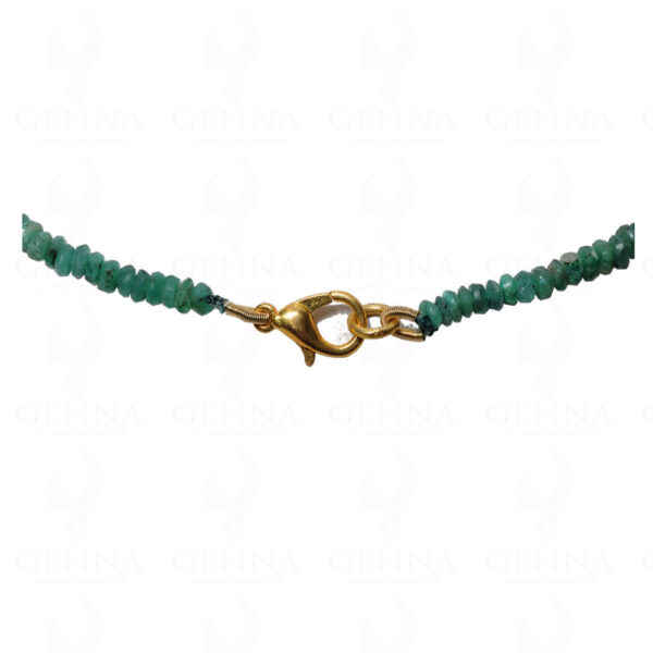 Emerald Gemstone Faceted Bead Necklace NP-1248