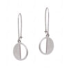 Silver Rhodium Plated Elegant Pair Of Earrings FE-1250