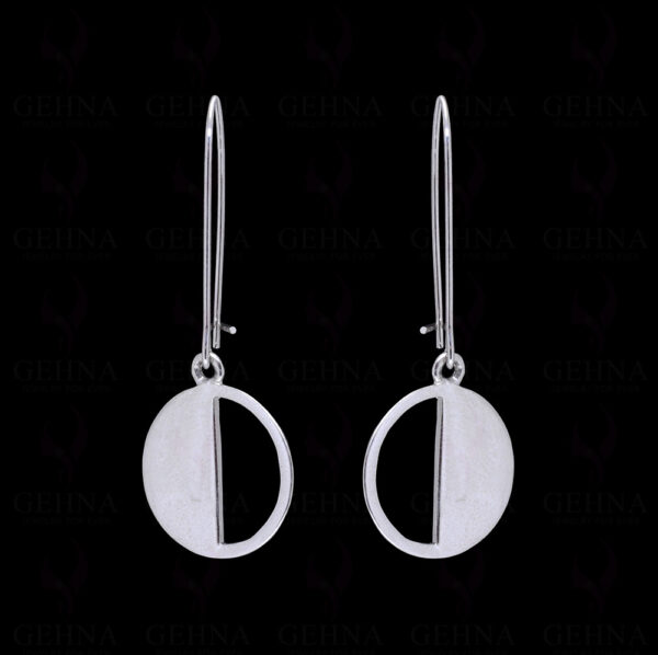 Silver Rhodium Plated Elegant Pair Of Earrings FE-1250