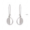 Silver Rhodium Plated Elegant Pair Of Earrings FE-1250