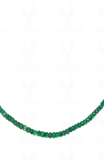 Emerald Gemstone Faceted Bead Necklace NP-1251