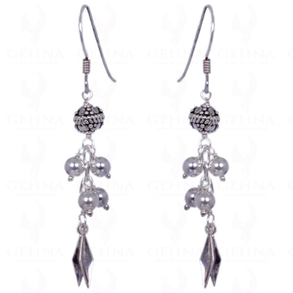 Multiple Shape Silver Elements Earrings Made In .925 Solid Silver ES-1280