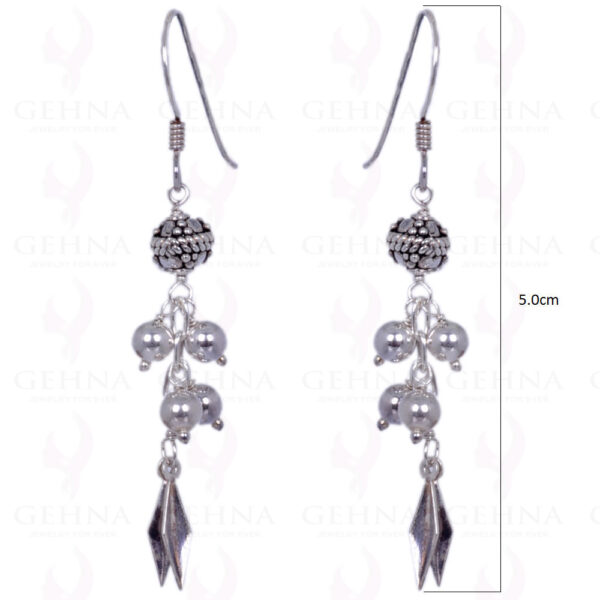 Multiple Shape Silver Elements Earrings Made In .925 Solid Silver ES-1280