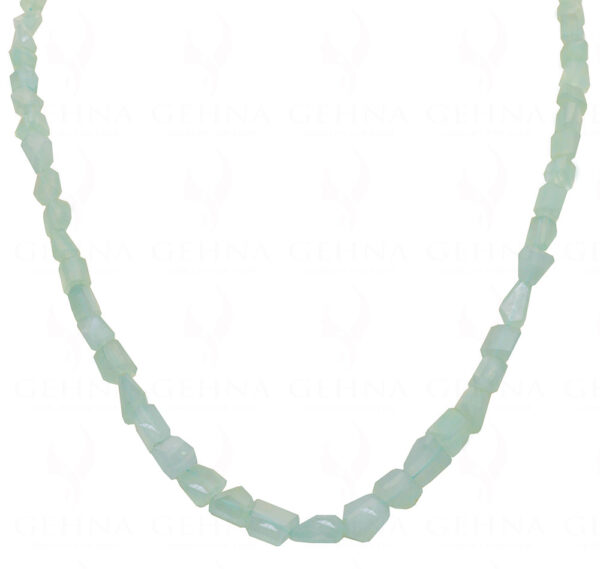 Aquamarine Gemstone Uneven Shaped Bead Strand NS-1312